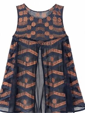 Akemi & Kin gently worn semi sheer tank